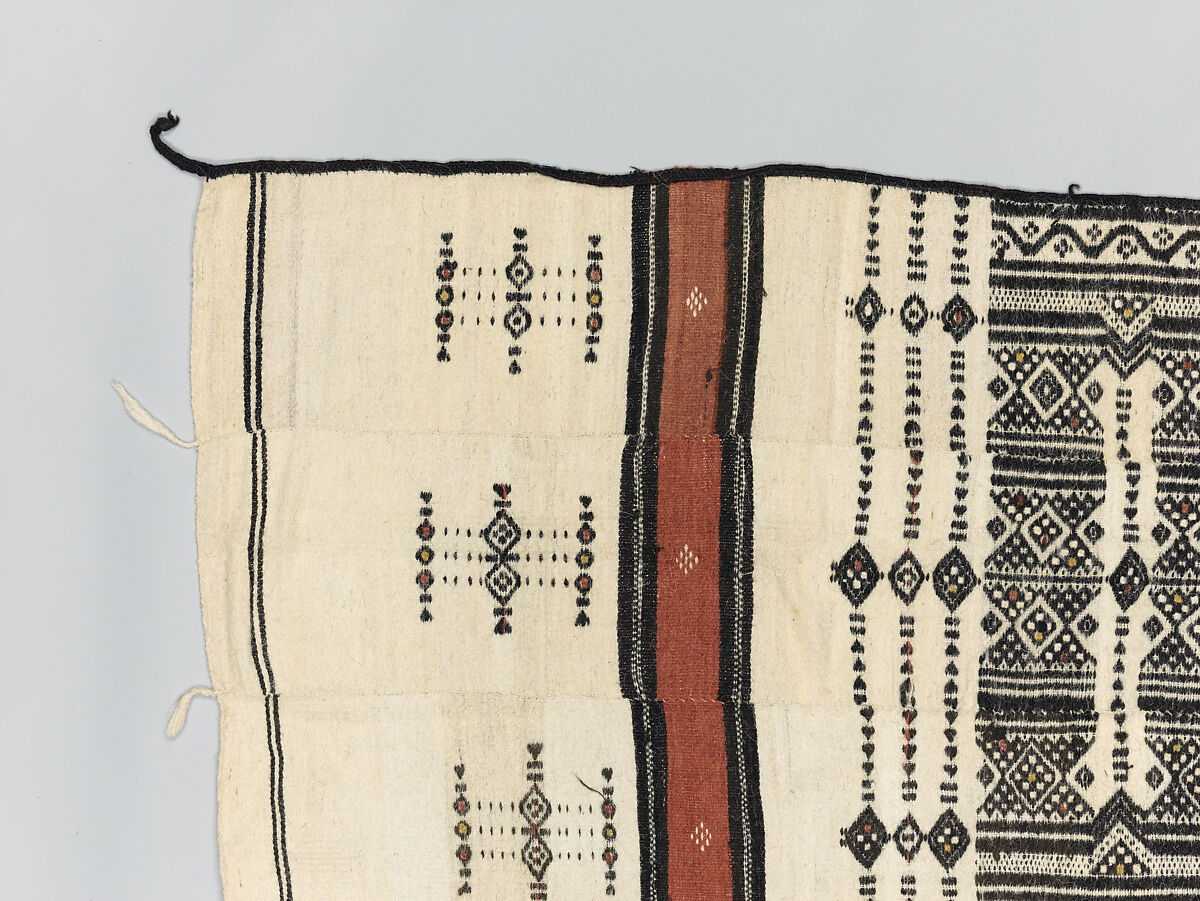 Aṣọ òkè ìró (woman's wrapper), Yoruba artist, Cotton, silk, dye, Yoruba peoples