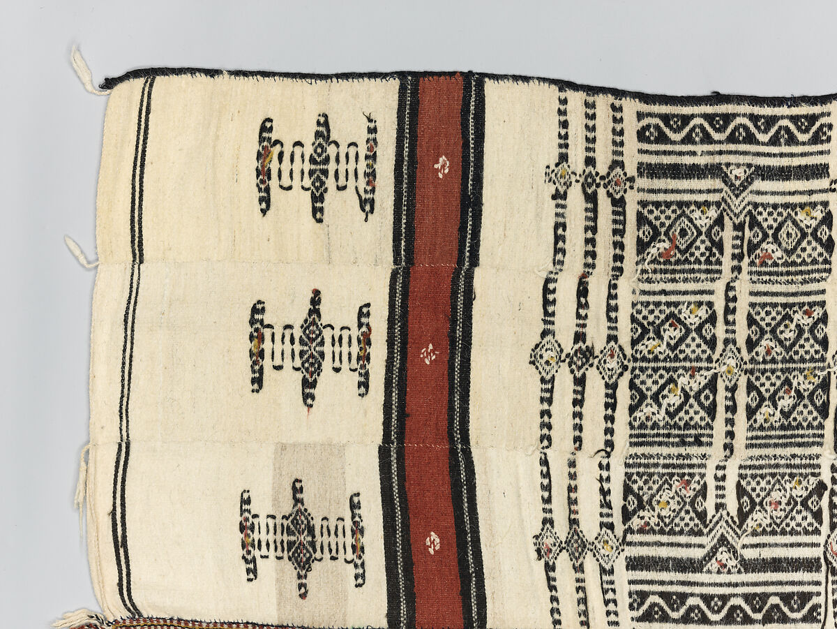 Aṣọ òkè ìró (woman's wrapper), Yoruba artist, Cotton, silk, dye, Yoruba peoples