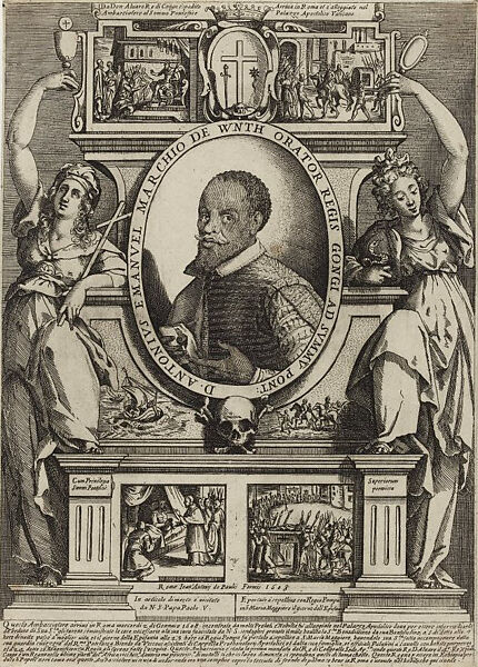 D. Antonius Emanuel Marchio de Wnth Orator Regis Gongi ad Summu[m] Pont, Giovanni Antonio de Paoli  Italian, Etching on paper, Italian