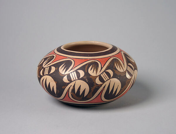 Jar, Fannie Nampeyo (Native American, Hopi-Tewa, 1900–1987), Ceramic, paint, Hopi