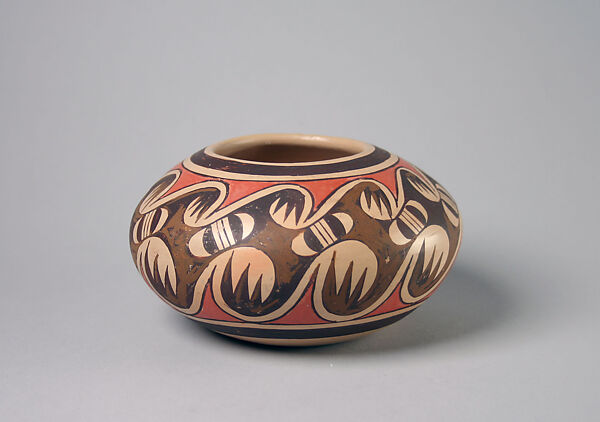 Jar, Fannie Nampeyo (Native American, Hopi-Tewa, 1900–1987), Ceramic, paint, Hopi