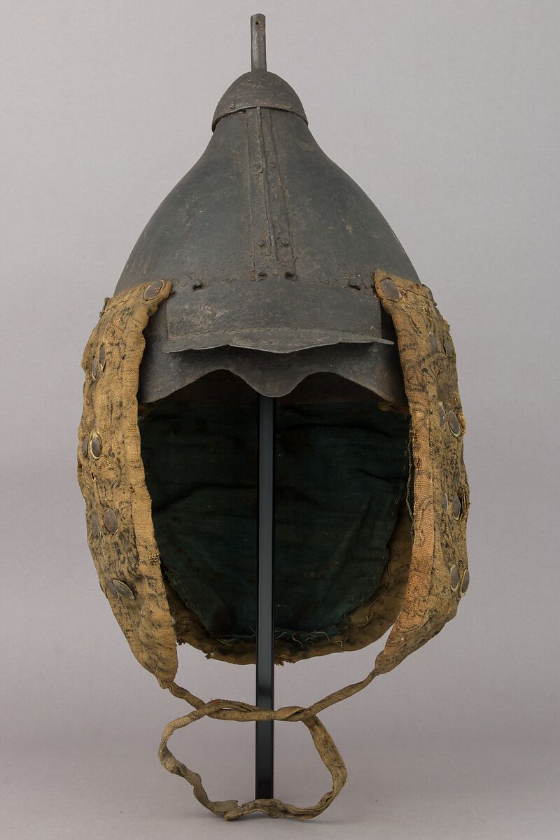 Helmet, Iron, textile, gold, Korean