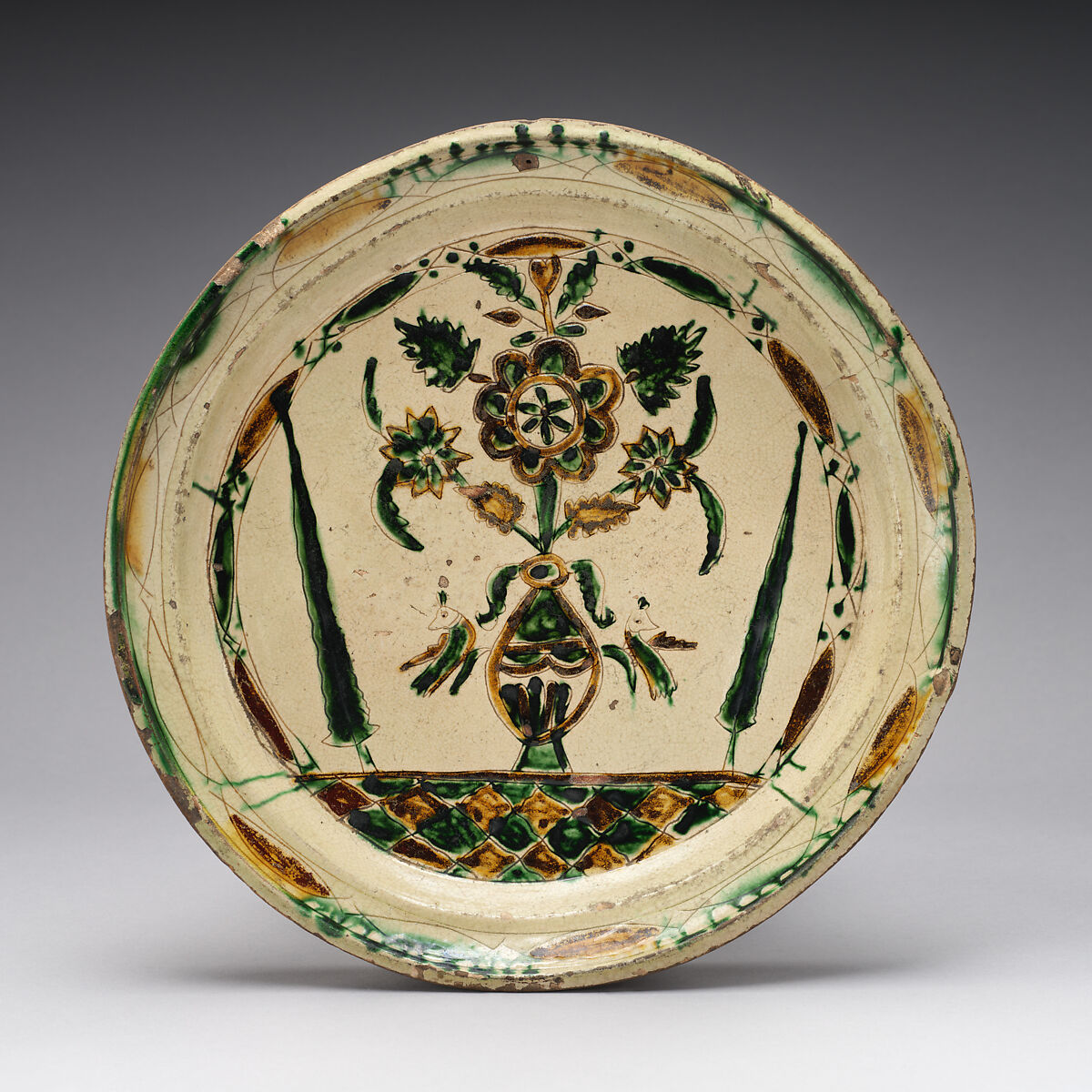 Plate, Earthenware, Mexican 