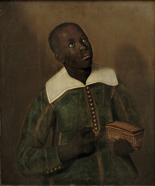 Portrait of Diego Bemba, Servant of Don Miguel de Castro, Emissary of Soyo, Jaspar Beckx  Dutch, Oil on panel, Dutch