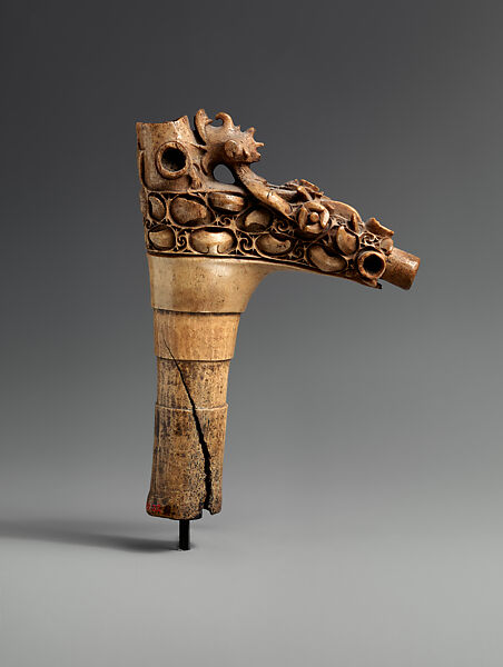 Sword Handle, Antler, Dayak people 