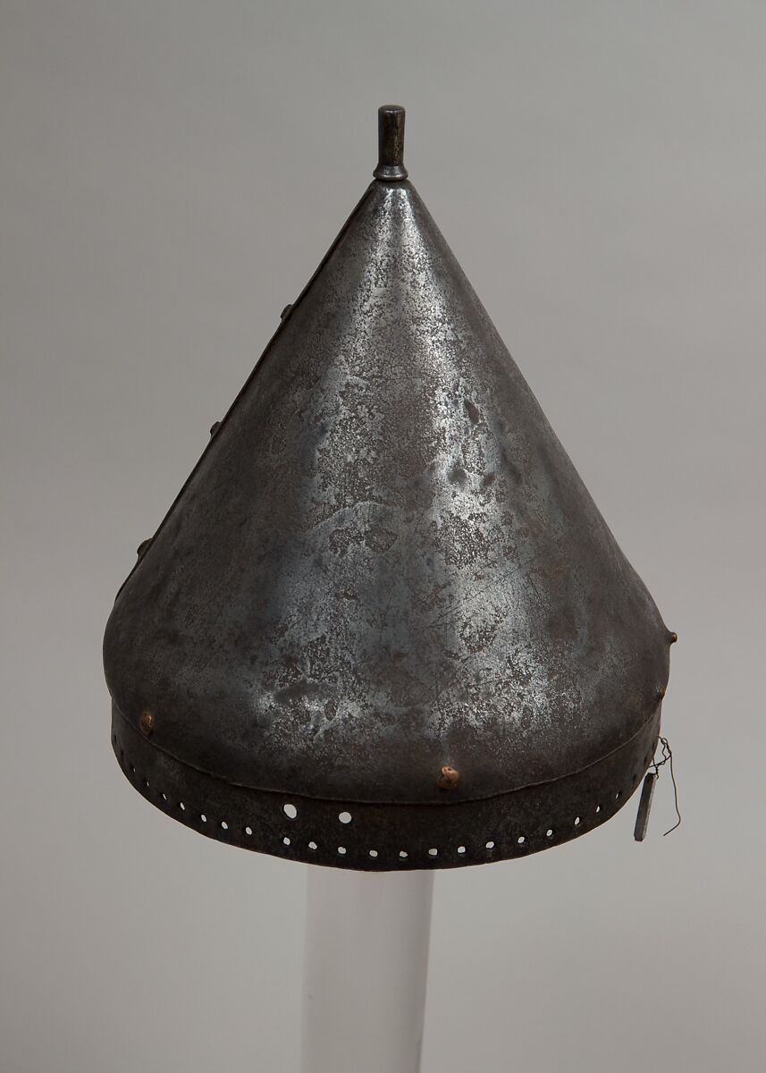 Helmet, Steel, copper, probably Caucasian or Russian 