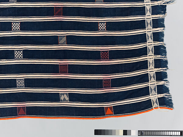 Man's prestige wrapper, Baule or Dyula artists, Cotton, Baule peoples