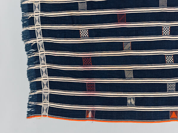 Man's prestige wrapper, Baule or Dyula artists, Cotton, Baule peoples