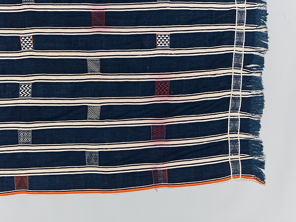 Man's prestige wrapper, Baule or Dyula artists, Cotton, Baule peoples