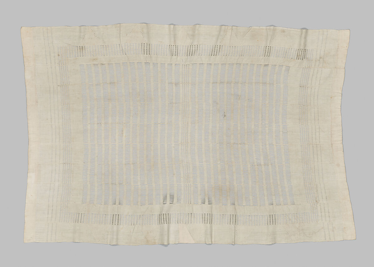 Woman's Shawl (Aso Oke), Cotton, Yoruba peoples 