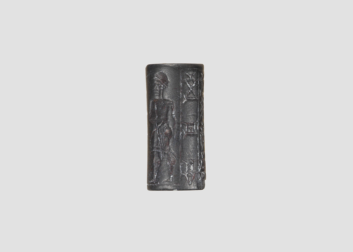 Cylinder seal, Hematite, Mitanni