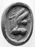 Scaraboid seal, Steatite, Cypriot 