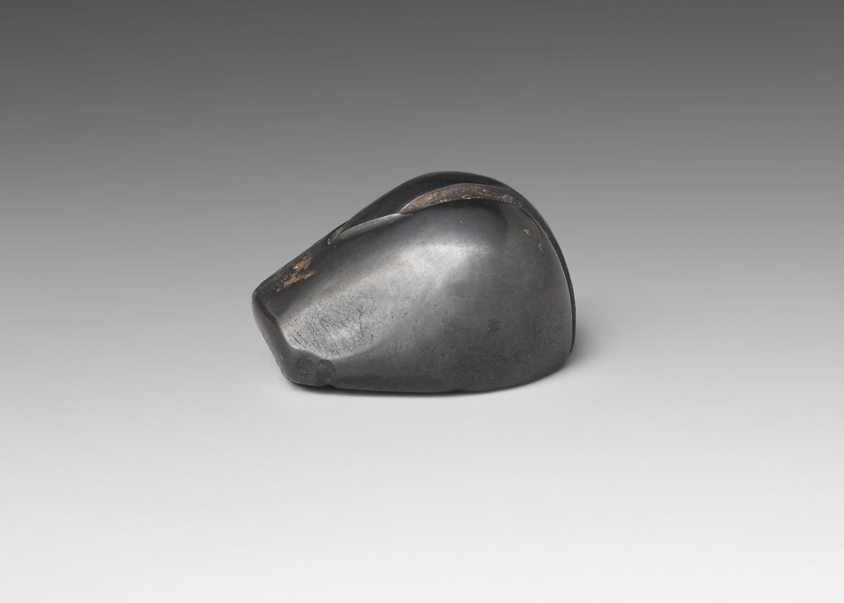 Weight in the shape of a duck, Hematite 