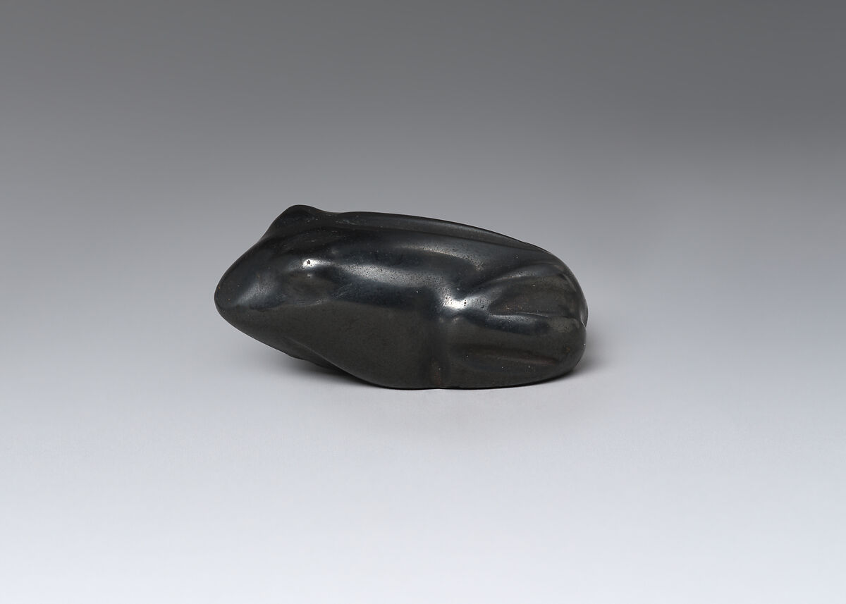 Weight in the shape of frog, Hematite
