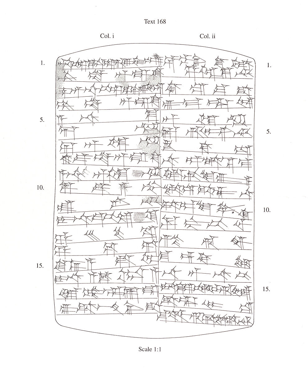 Cuneiform cylinder with inscription of Nebuchadnezzar II describing the rebuilding of the temple of the mother-goddess Ninmah/Belet-ili at Babylon, Clay, Babylonian