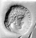 Stamp seal, Garnet, almandine, Sasanian 