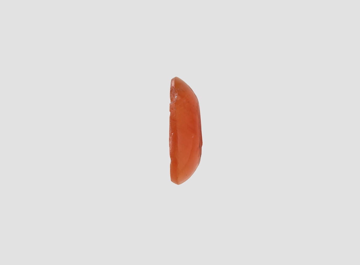Stamp seal, Carnelian, Sasanian