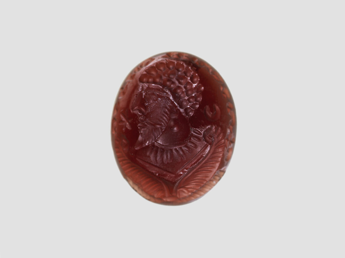 Stamp seal, Garnet, almandine, Sasanian