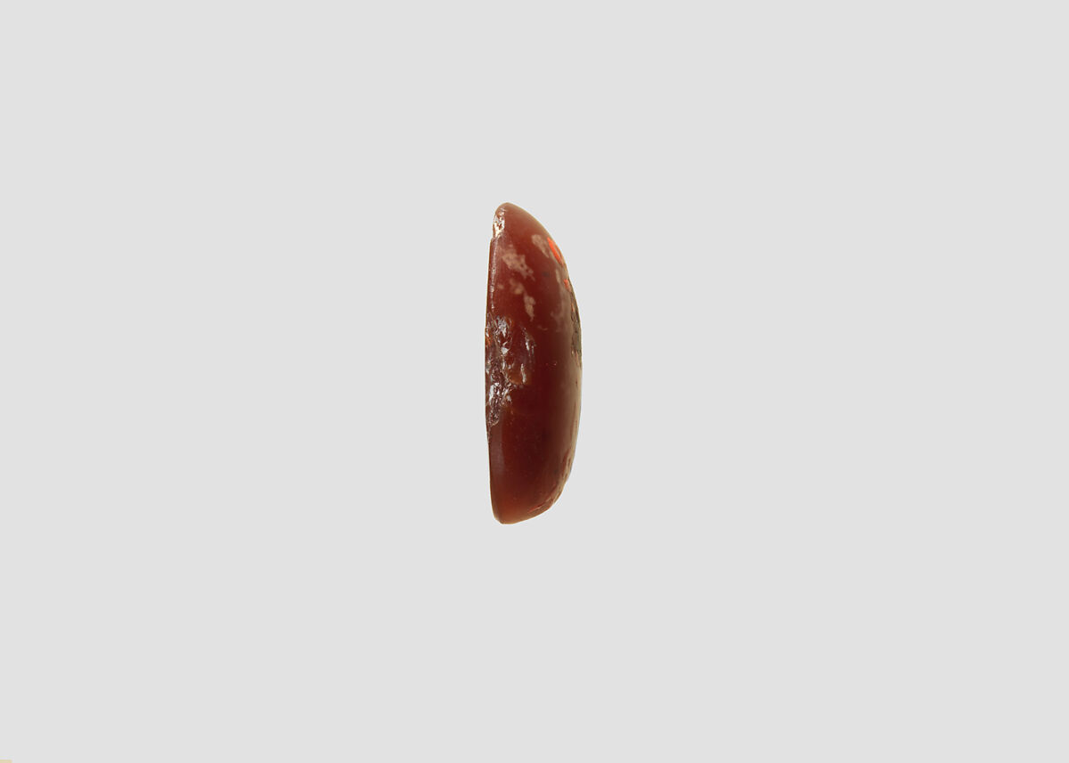 Stamp seal, Carnelian, Sasanian