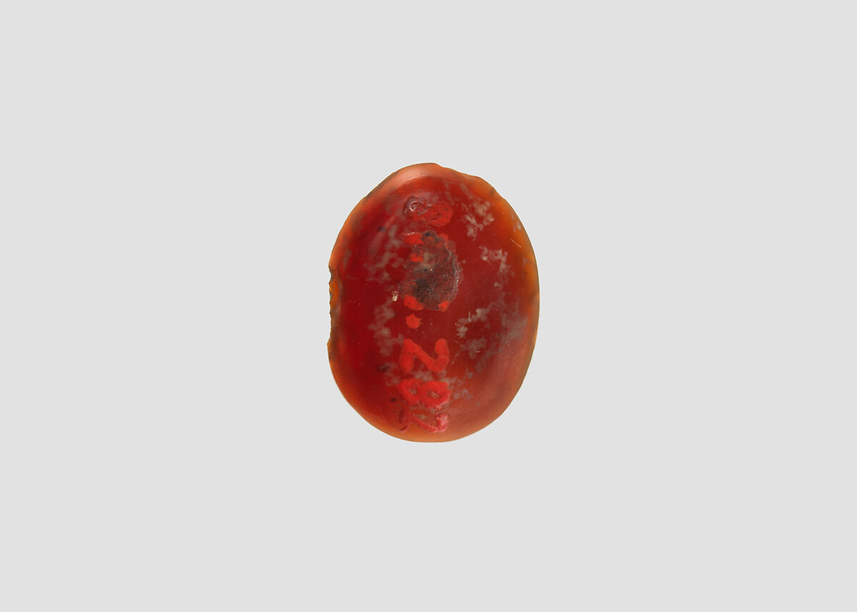 Stamp seal, Carnelian, Sasanian
