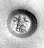 Stamp seal, Onyx, nicolo, Sasanian