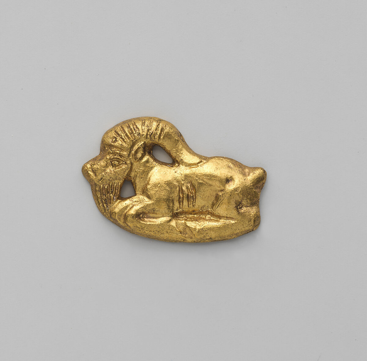 Reproduction of a Scythian plaque in the form of a goat, Electrotype 