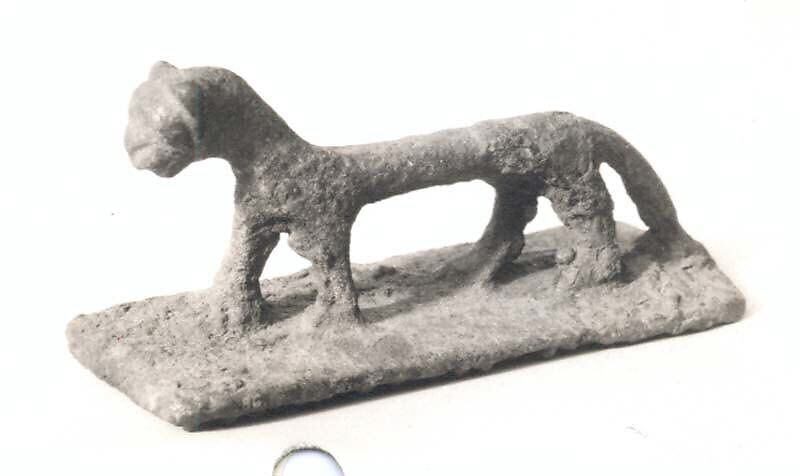 Figurine of a feline, Bronze, Parthian 