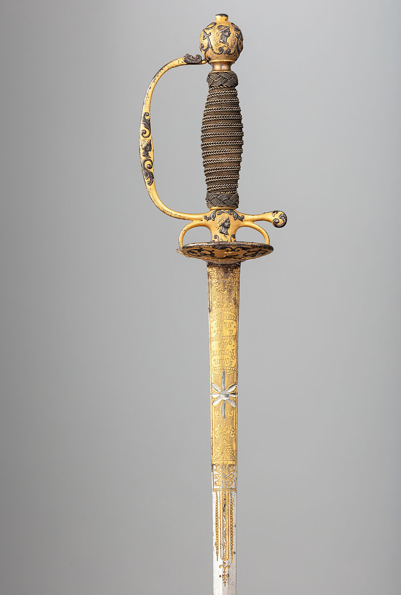 Page's Sword, Steel, gold, Dutch 