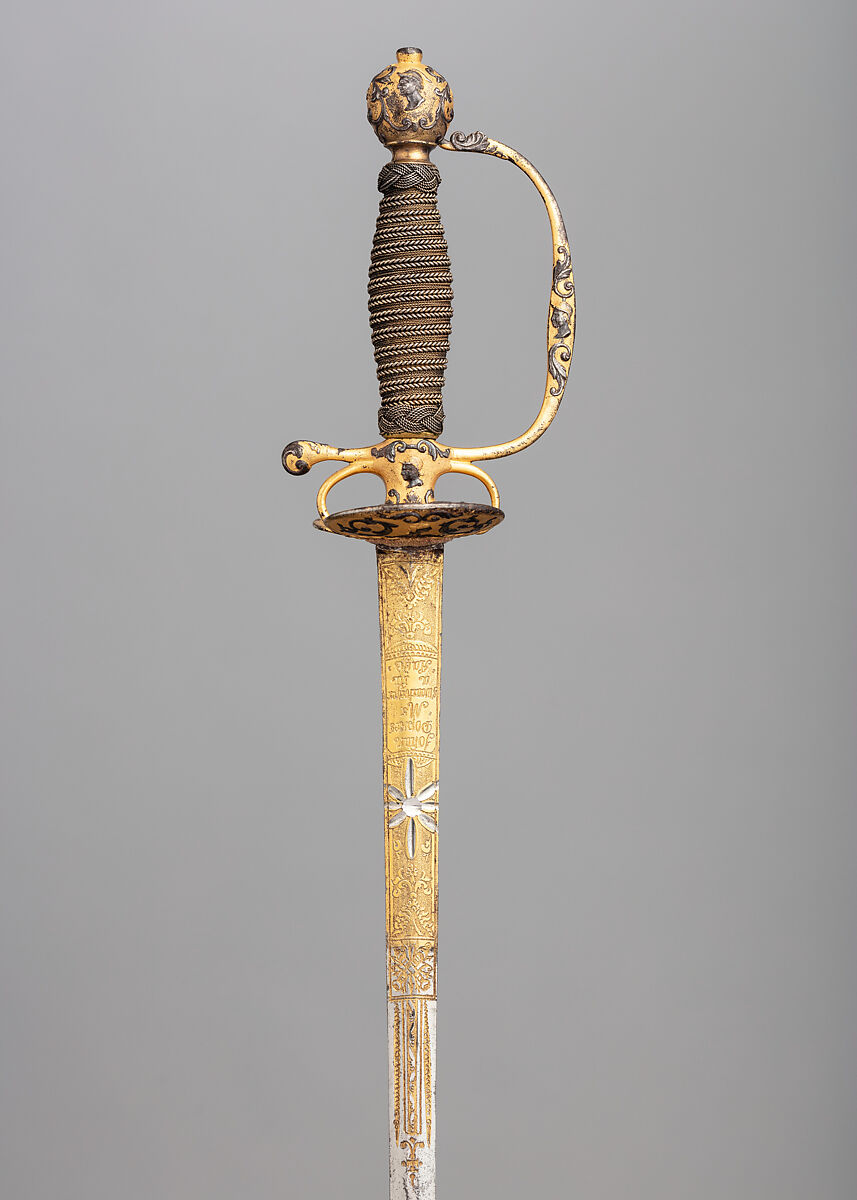 Page's Sword, Steel, gold, Dutch