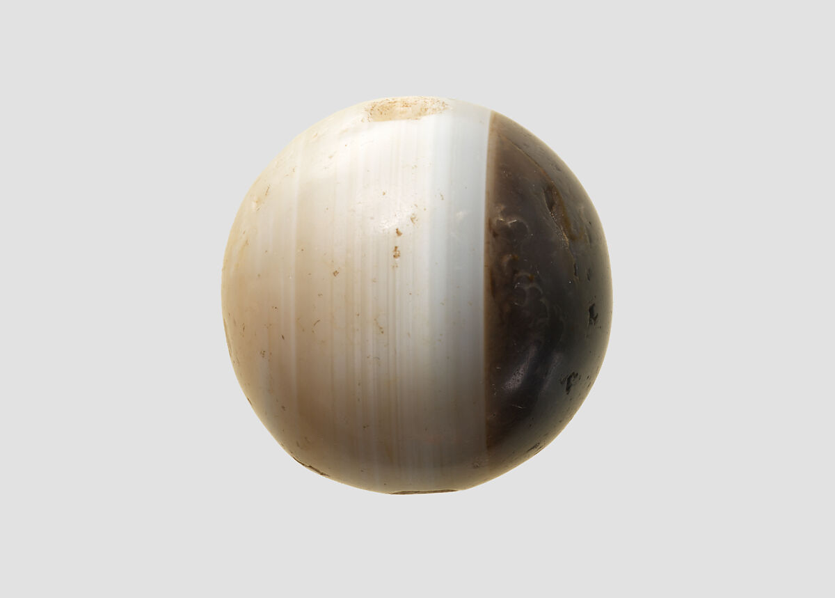 Stamp seal, Agate, banded, Sasanian