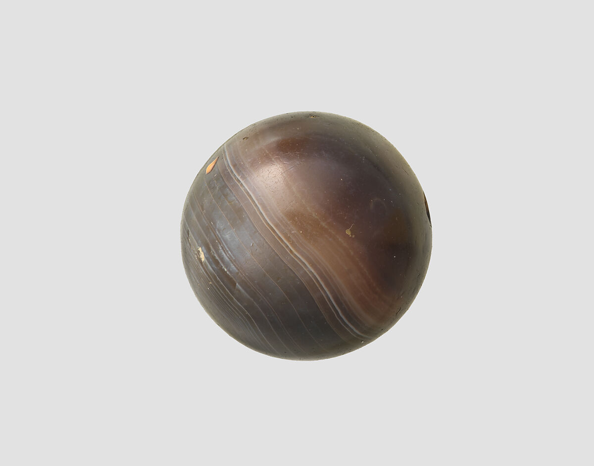 Stamp seal, Agate, banded, Sasanian