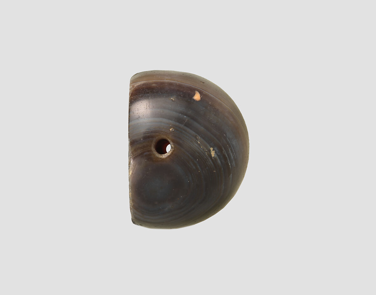 Stamp seal, Agate, banded, Sasanian