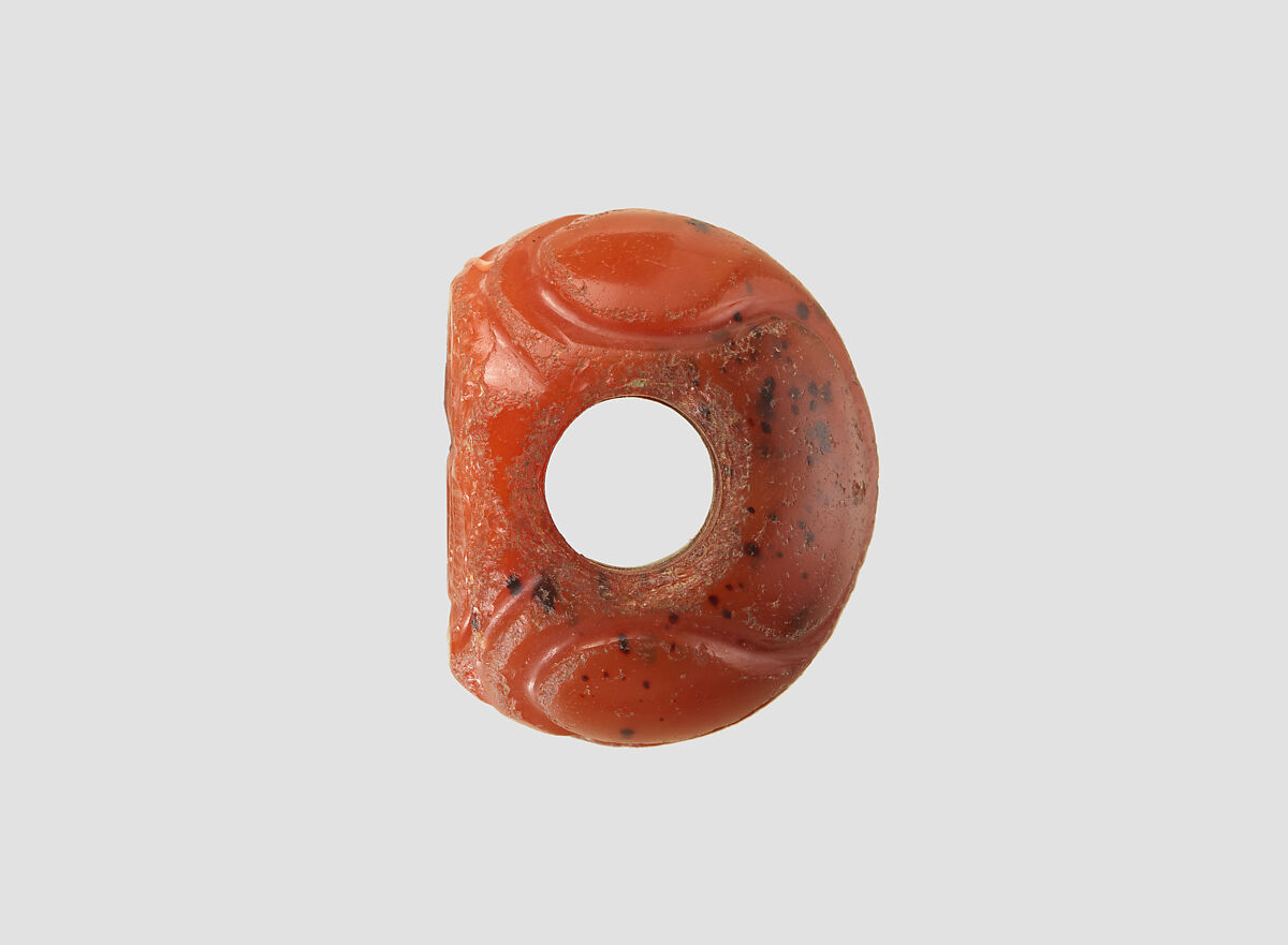 Stamp seal, Carnelian, Sasanian