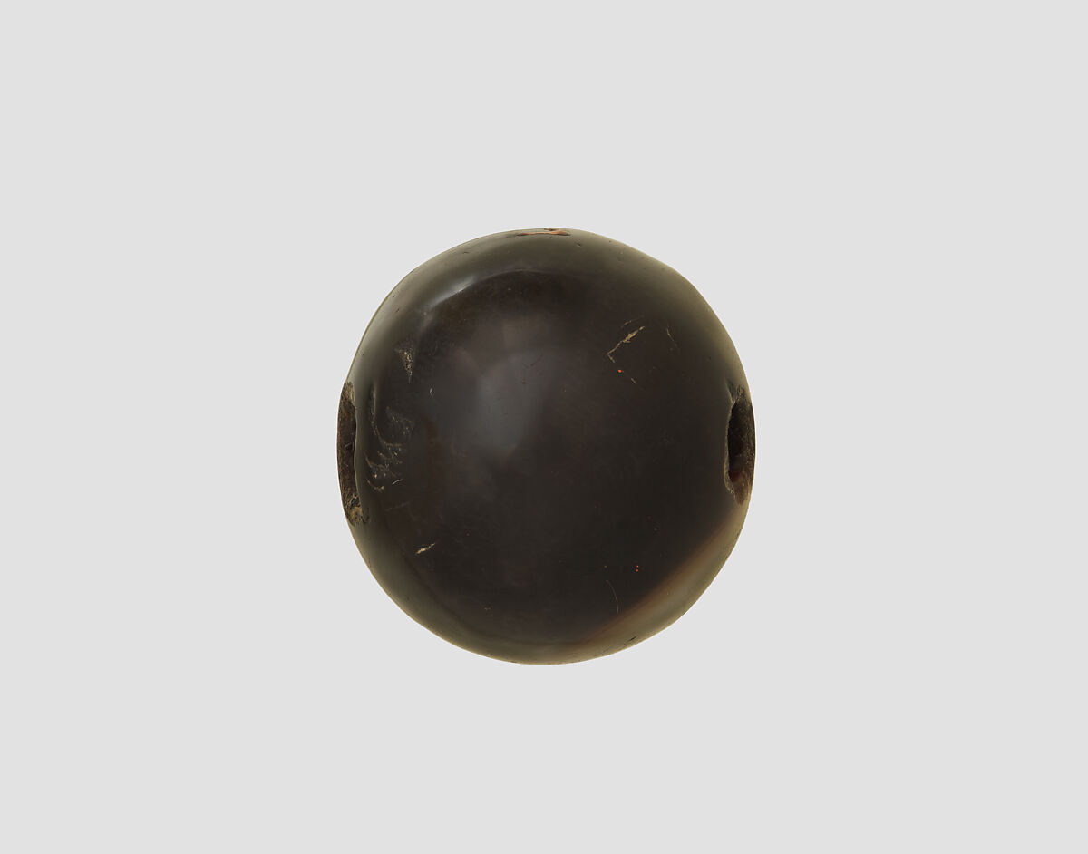 Stamp seal, Agate, banded, Sasanian