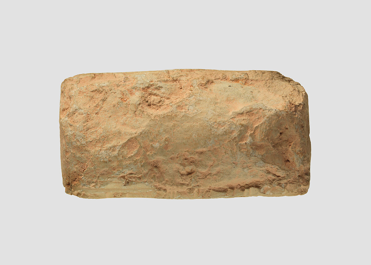 Cuneiform cylinder: inscription of Esarhaddon, Clay, Assyrian
