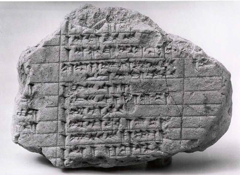 Cuneiform tablet: account of dates for imittu-rent with sissinnu-payments, Ebabbar archive, Clay, Babylonian 