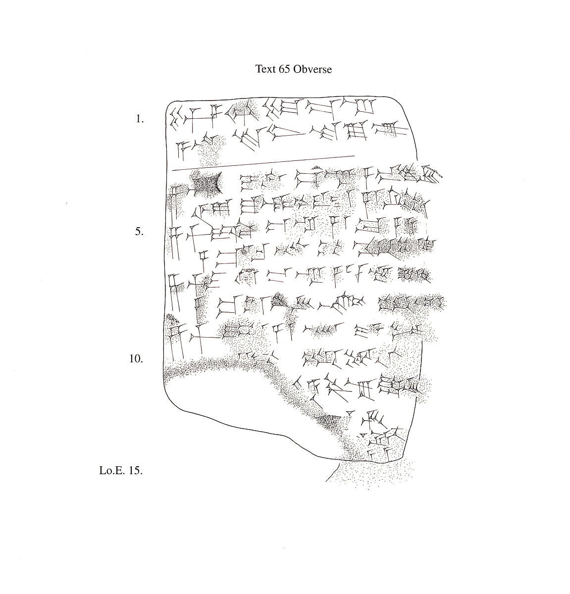 Cuneiform tablet: account of barley disbursements, Ebabbar archive, Clay, Babylonian (?)