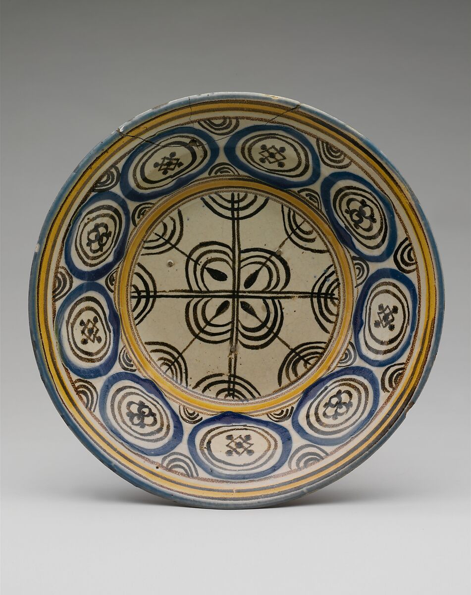 Bowl, Tin-glazed earthenware, Mexican 