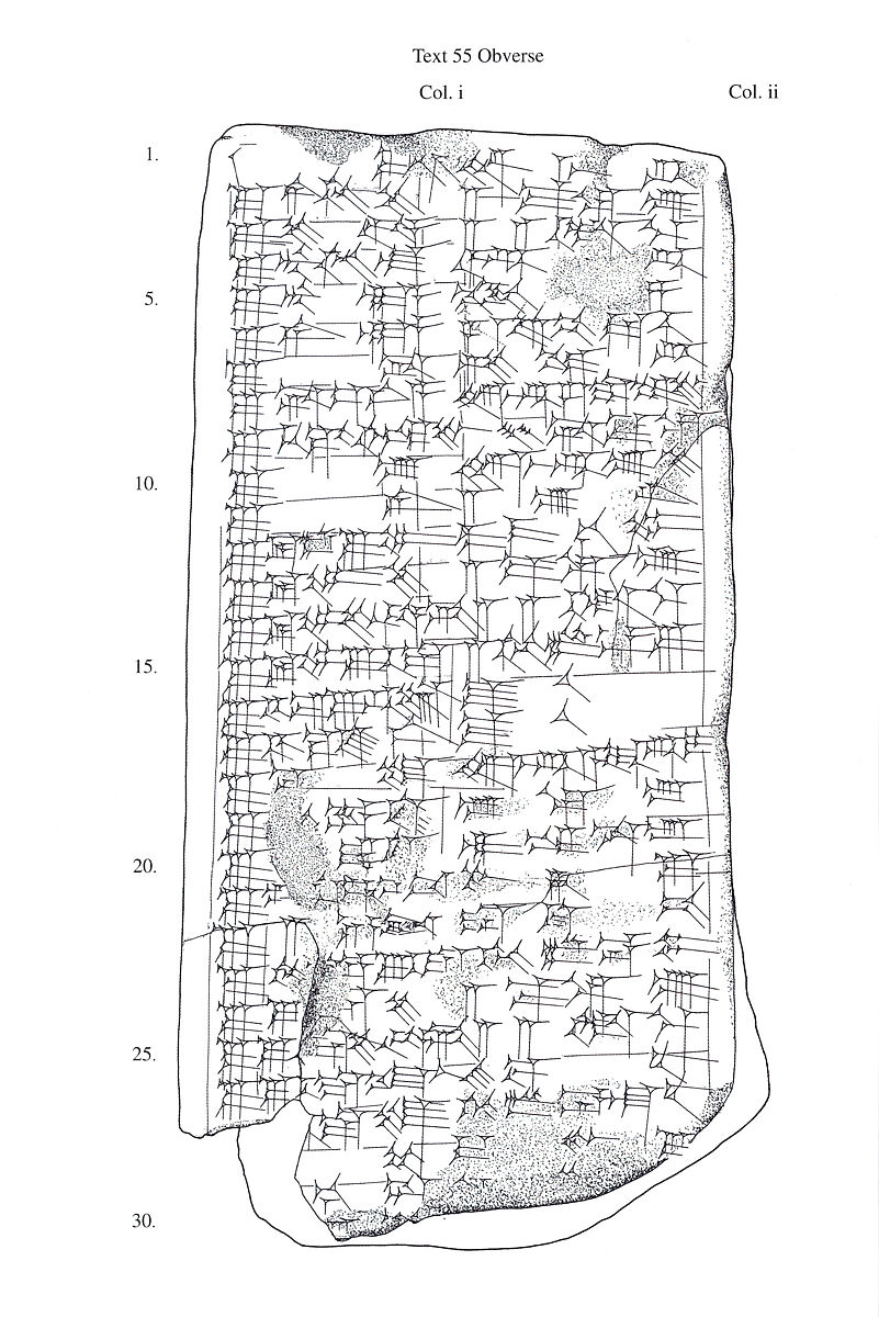 Cuneiform tablet: Urra=hubullu, tablet 13, bilingual vocabulary of domestic animals, Clay