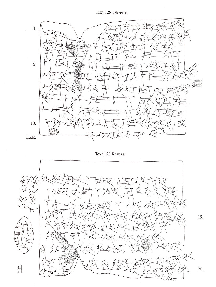 Cuneiform tablet impressed with ring seal: promissory note for barley, Clay, Achaemenid