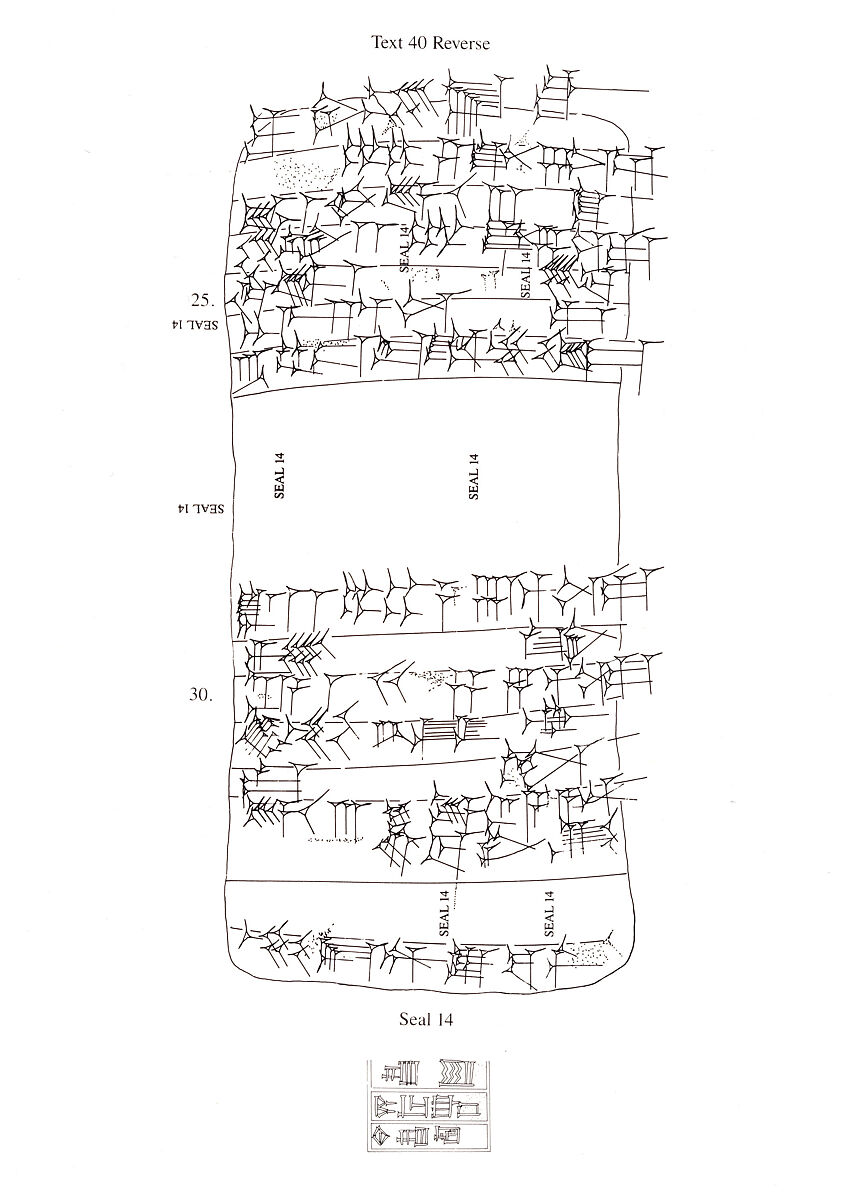 Cuneiform tablet impressed with cylinder seal: balanced account of barley, Clay, Neo-Sumerian