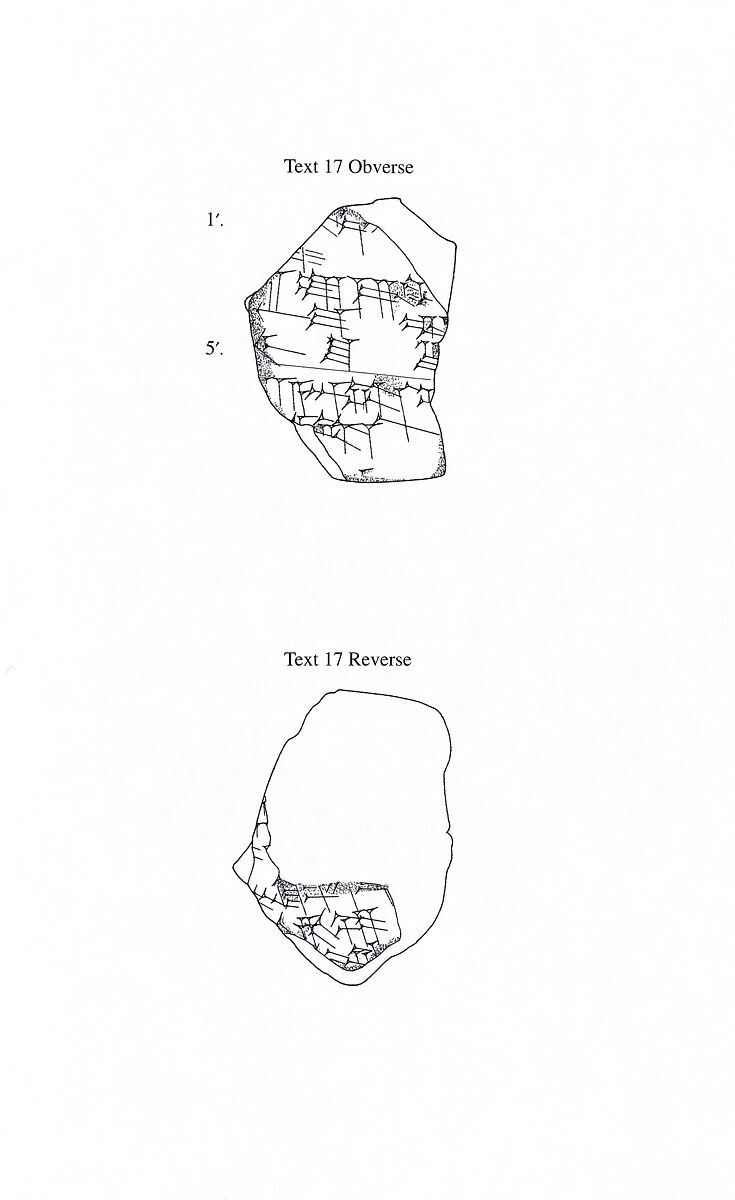 Cuneiform tablet: fragment of an Emesal prayer, Clay, Seleucid or Parthian