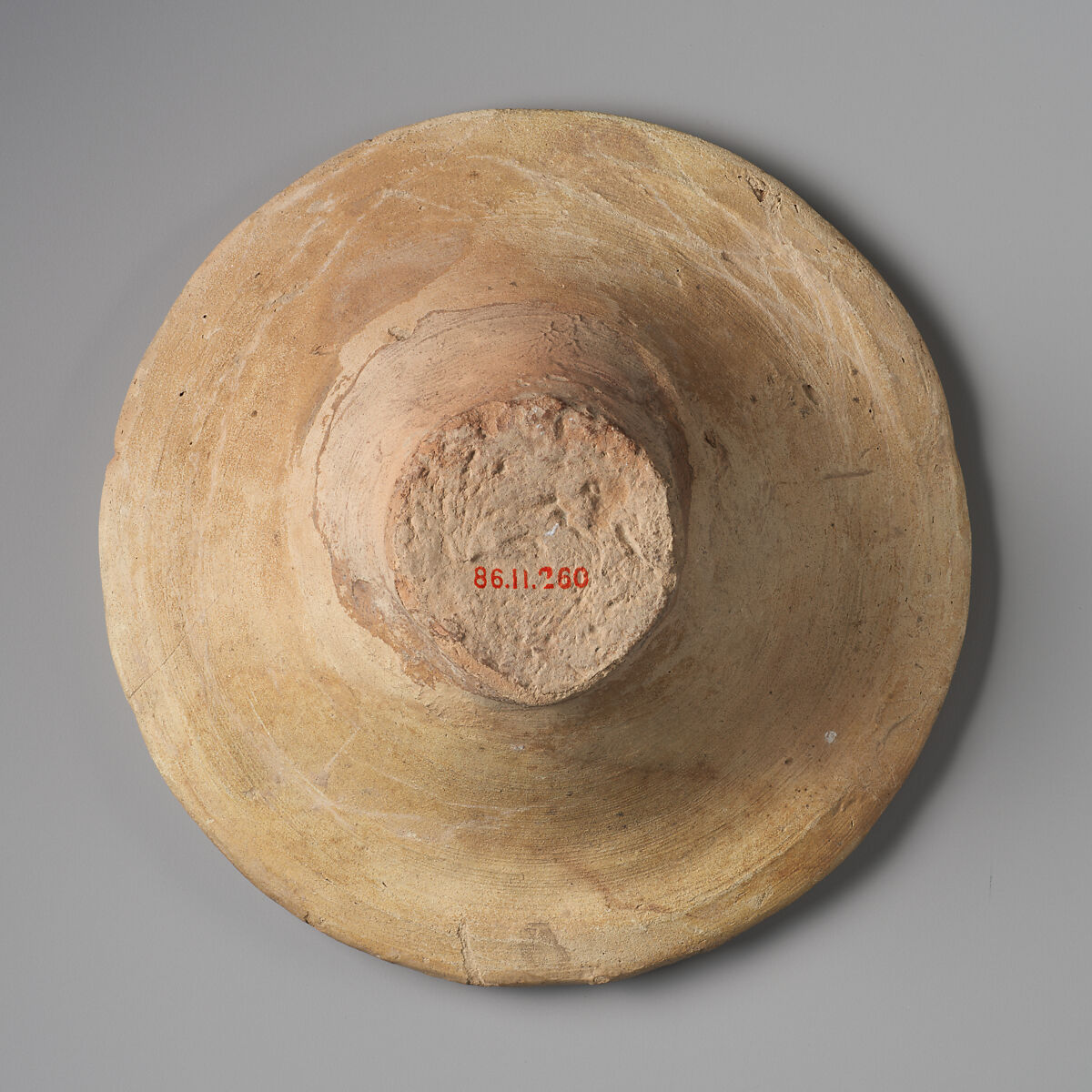 Incantation bowl with pseudo-Aramaic inscription, Ceramic, paint, Sasanian
