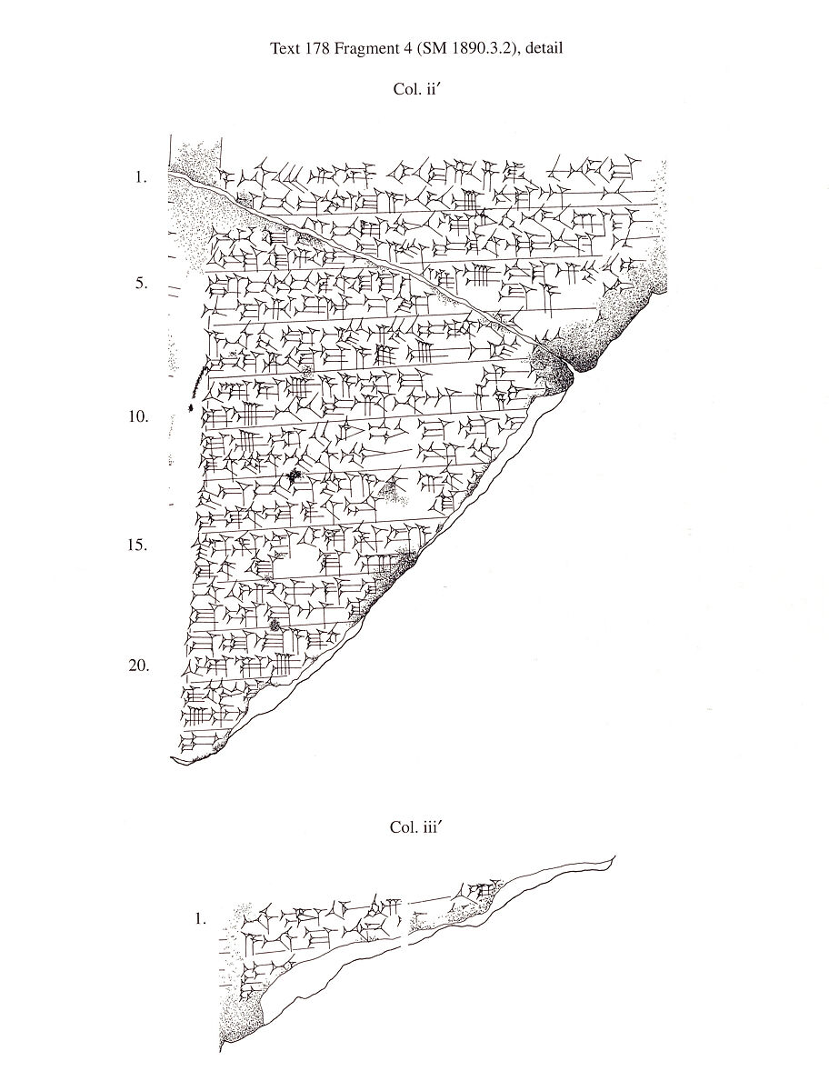Corner fragment of inscribed prism (kudurru), Clay, Babylonian
