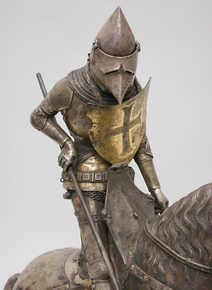 St. George and the Dragon, Silver, possibly Italian or French