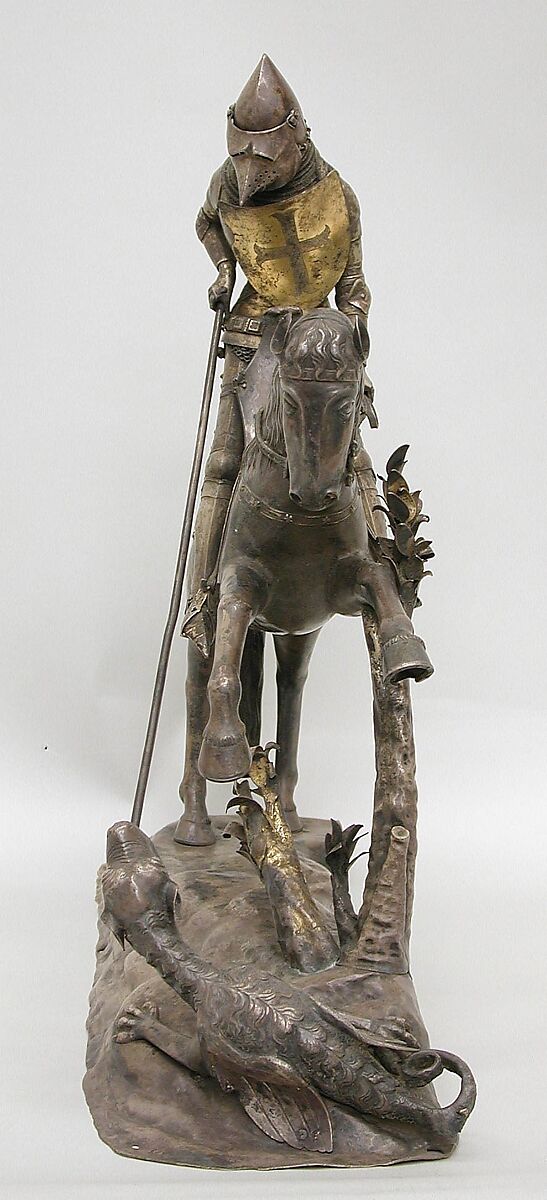 St. George and the Dragon, Silver, possibly Italian or French