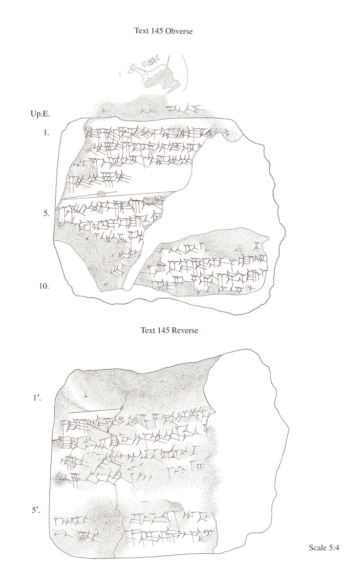 Cuneiform tablet impressed with seal: temple inventory, Esangila archive, Clay