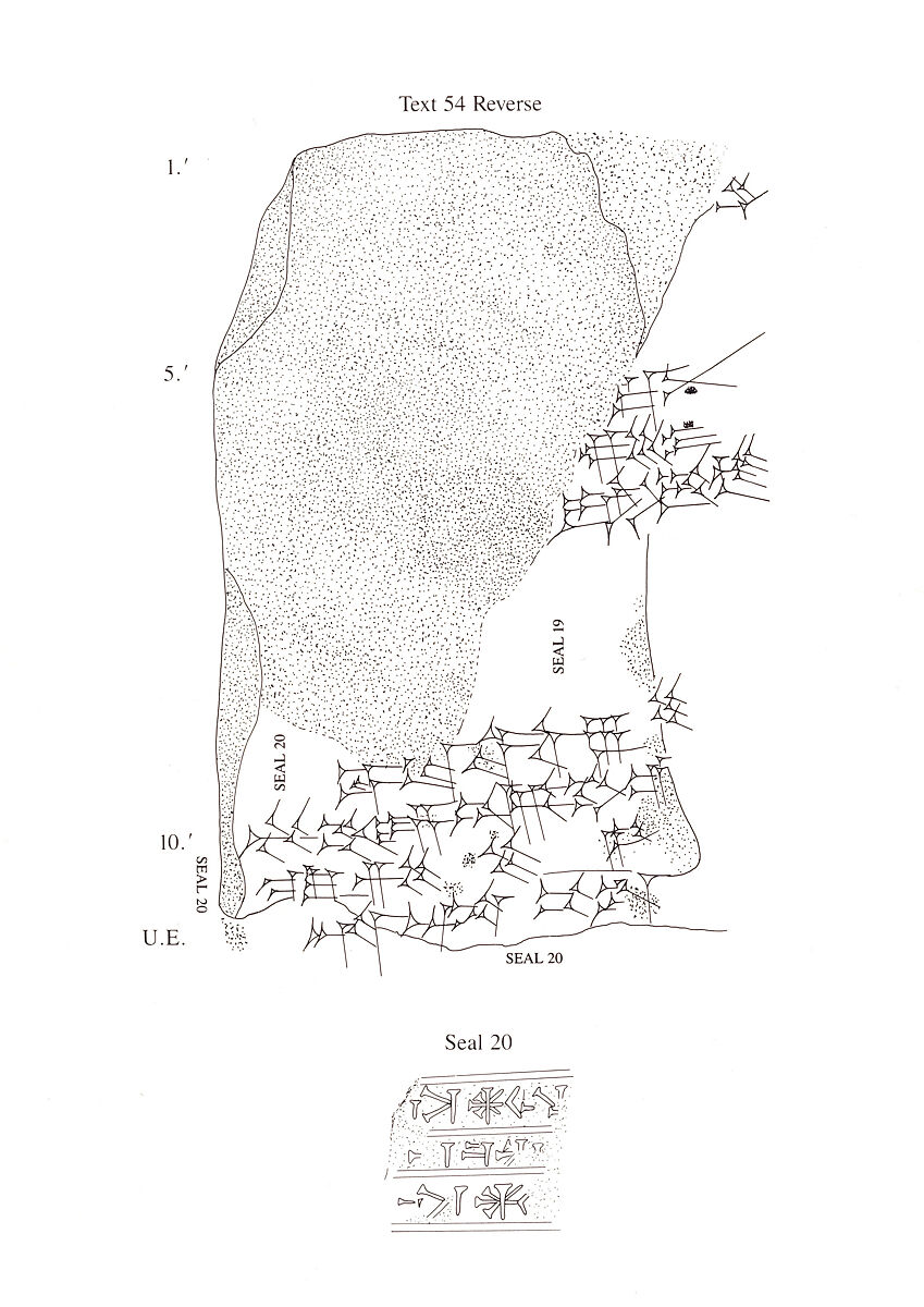 Cuneiform tablet impressed with three cylinder seals: record of slave sale, Clay, Babylonian