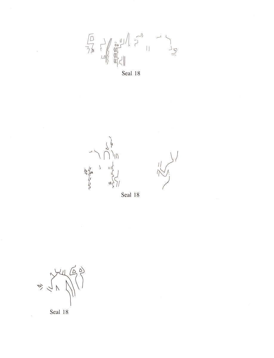 Cuneiform tablet impressed with three cylinder seals: record of slave sale, Clay, Babylonian
