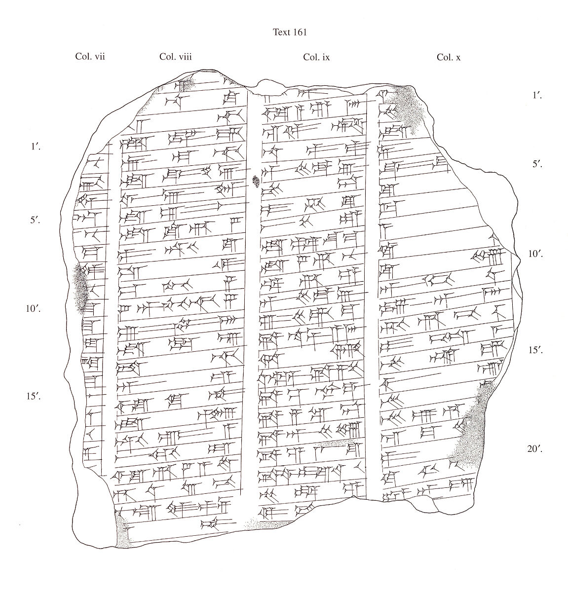 Cuneiform prism: inscription of Esarhaddon, Clay, Assyrian
